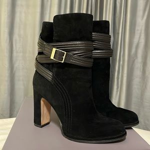 Louise et Cie Black Suede 3in Boot
